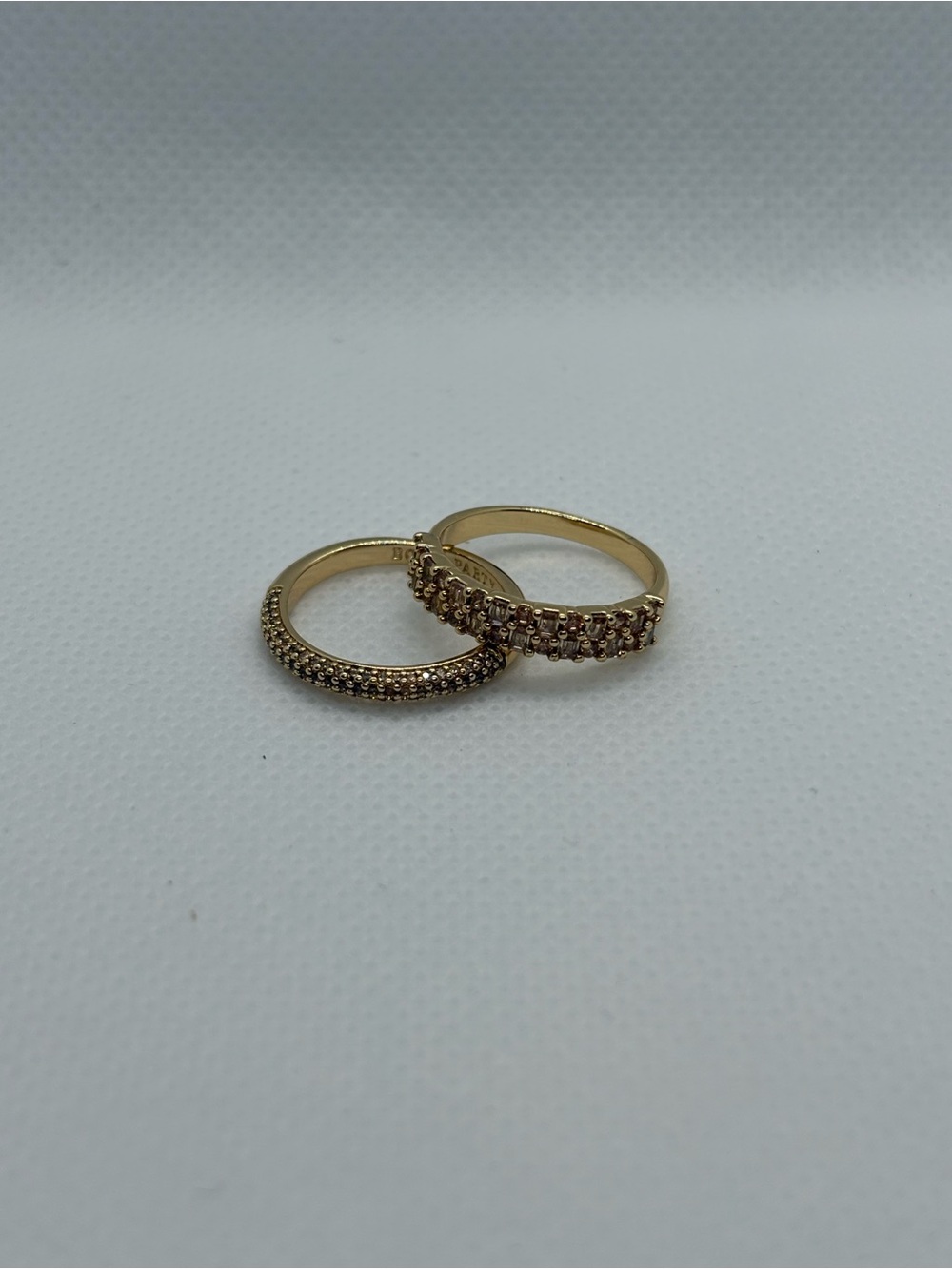 Two size 6 stackable rings - Picture 2 of 4